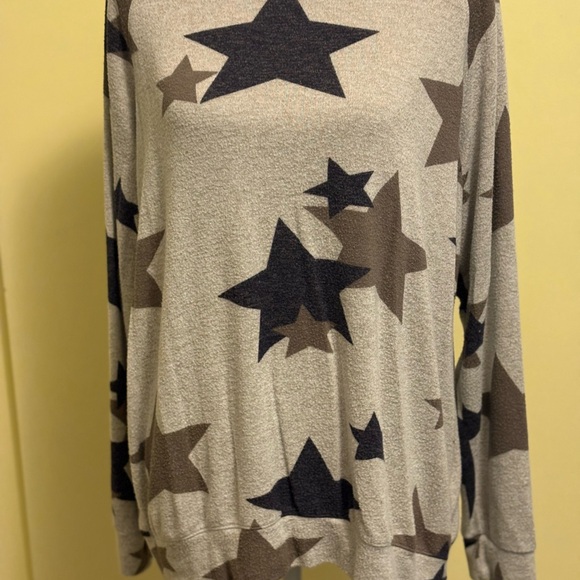 Buffalo David Bitton Star Print Sweater - Black and Brown - Picture 1 of 4